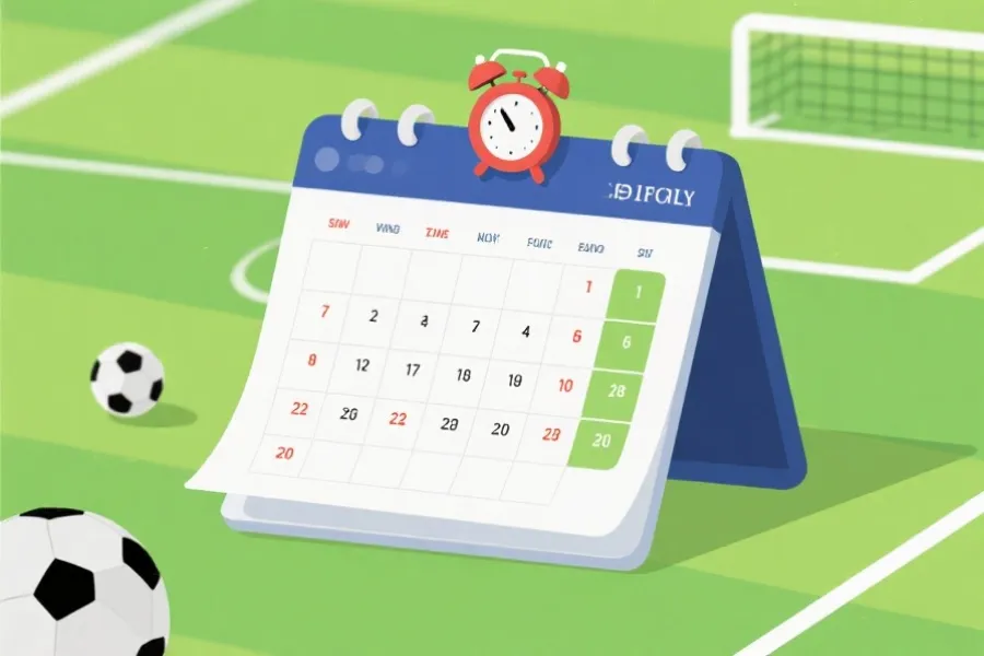 世界杯观赛时间安排示意图