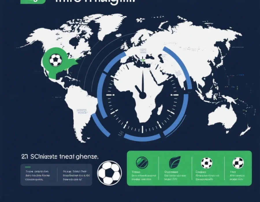 世界杯时区换算与赛程阅读示意图